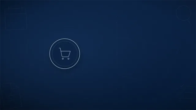 Shopping cart, document and checklist icons representing e-commerce activity codes matched to VAT rates