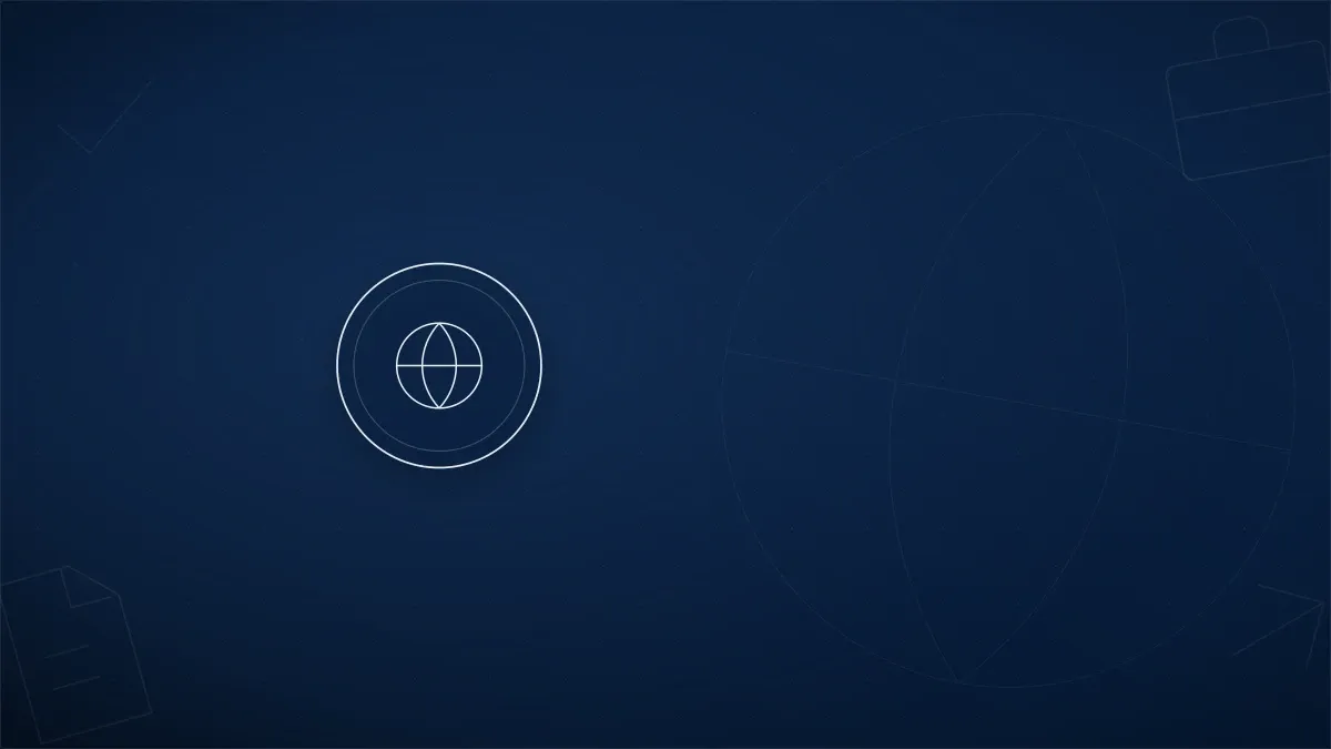 Globe icon symbolizing export of services to clients abroad